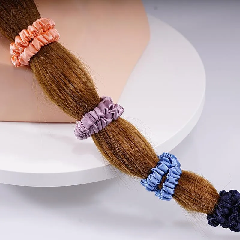 Mini silk scrunchies Dawn - 4 Pack - dropshipping