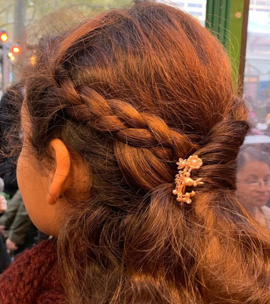 Mushroom Bunny Hair Prong