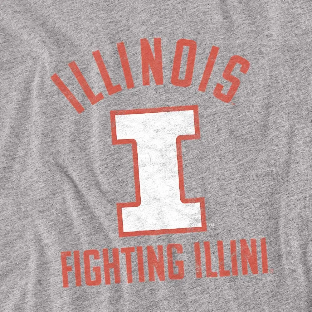 Official UIUC Logo Unisex Adult T Shirt