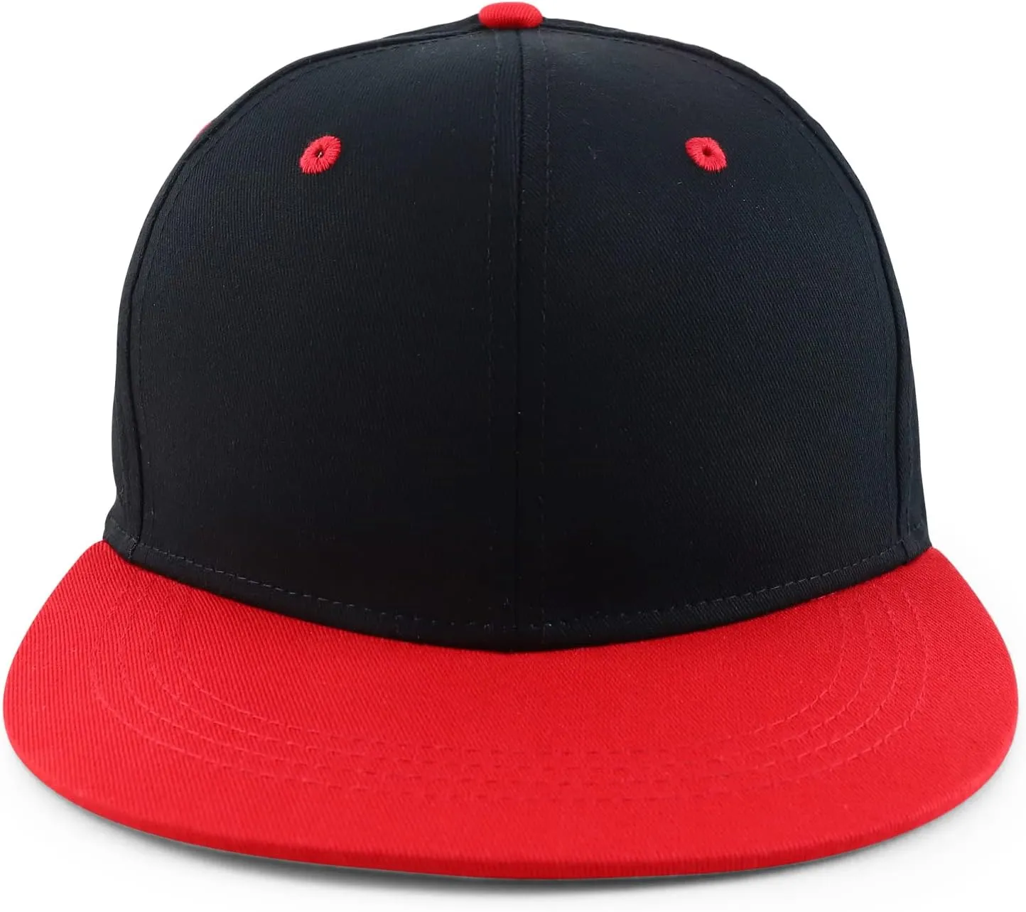 Oversized 2XL Structured Flatbill Snapback Cap for Big Heads