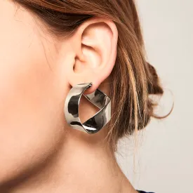 P D PAOLA | Gravity Silver Earrings