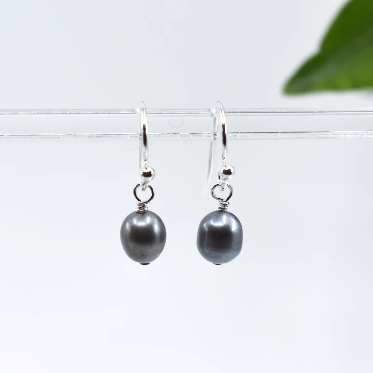 Pink Freshwater Pearl Drop Earrings