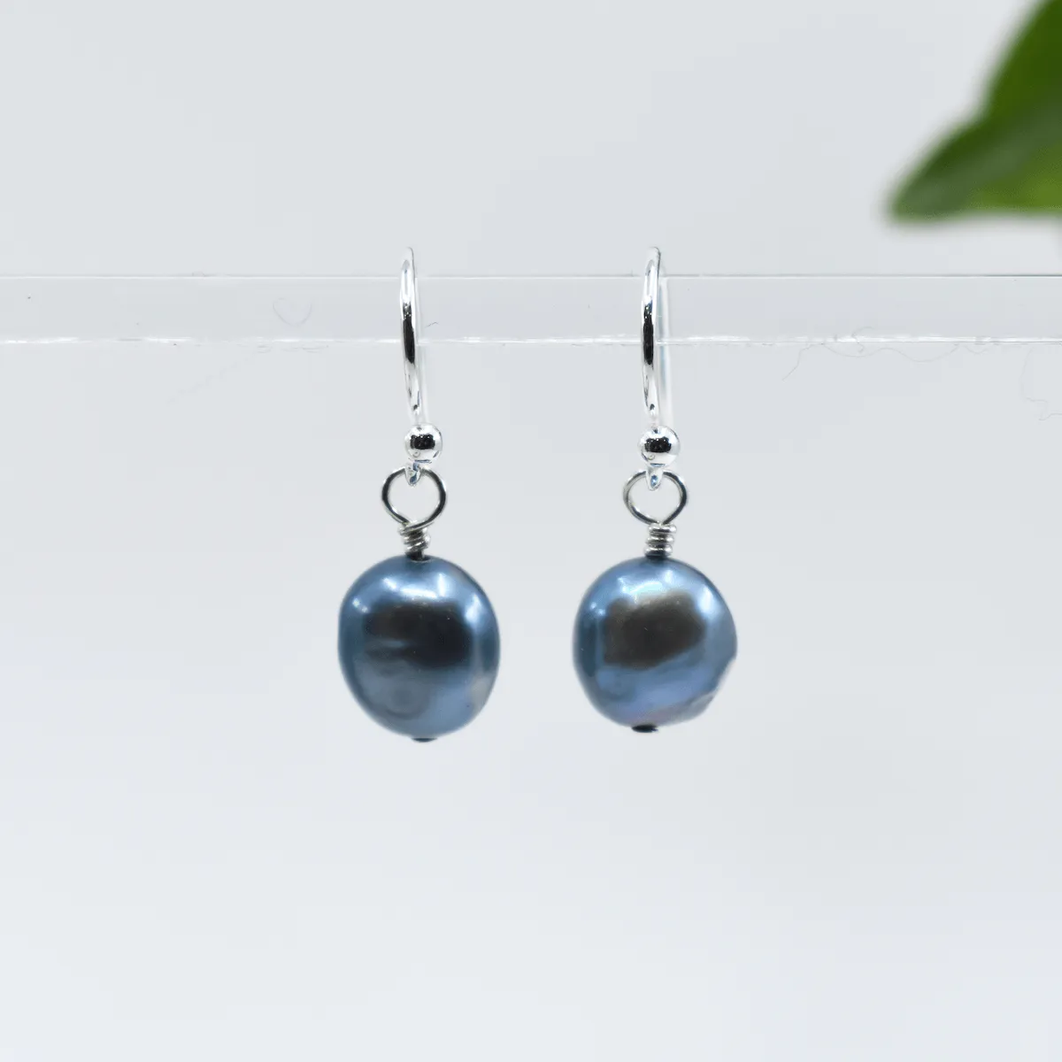 Pink Freshwater Pearl Drop Earrings