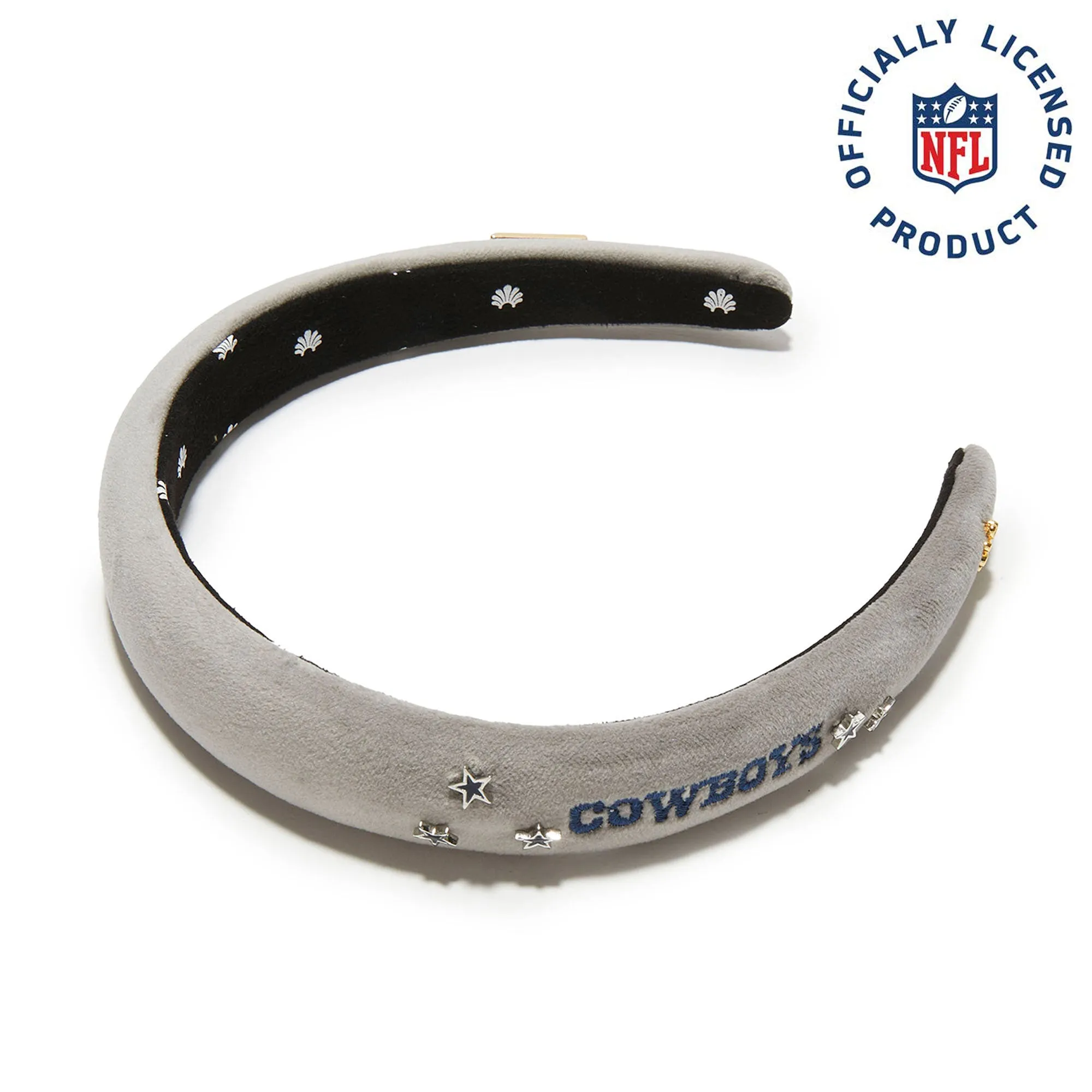 *PRE-ORDER* DALLAS COWBOYS LELE SADOUGHI X NFL GREY CHARLOTTE HEADBAND