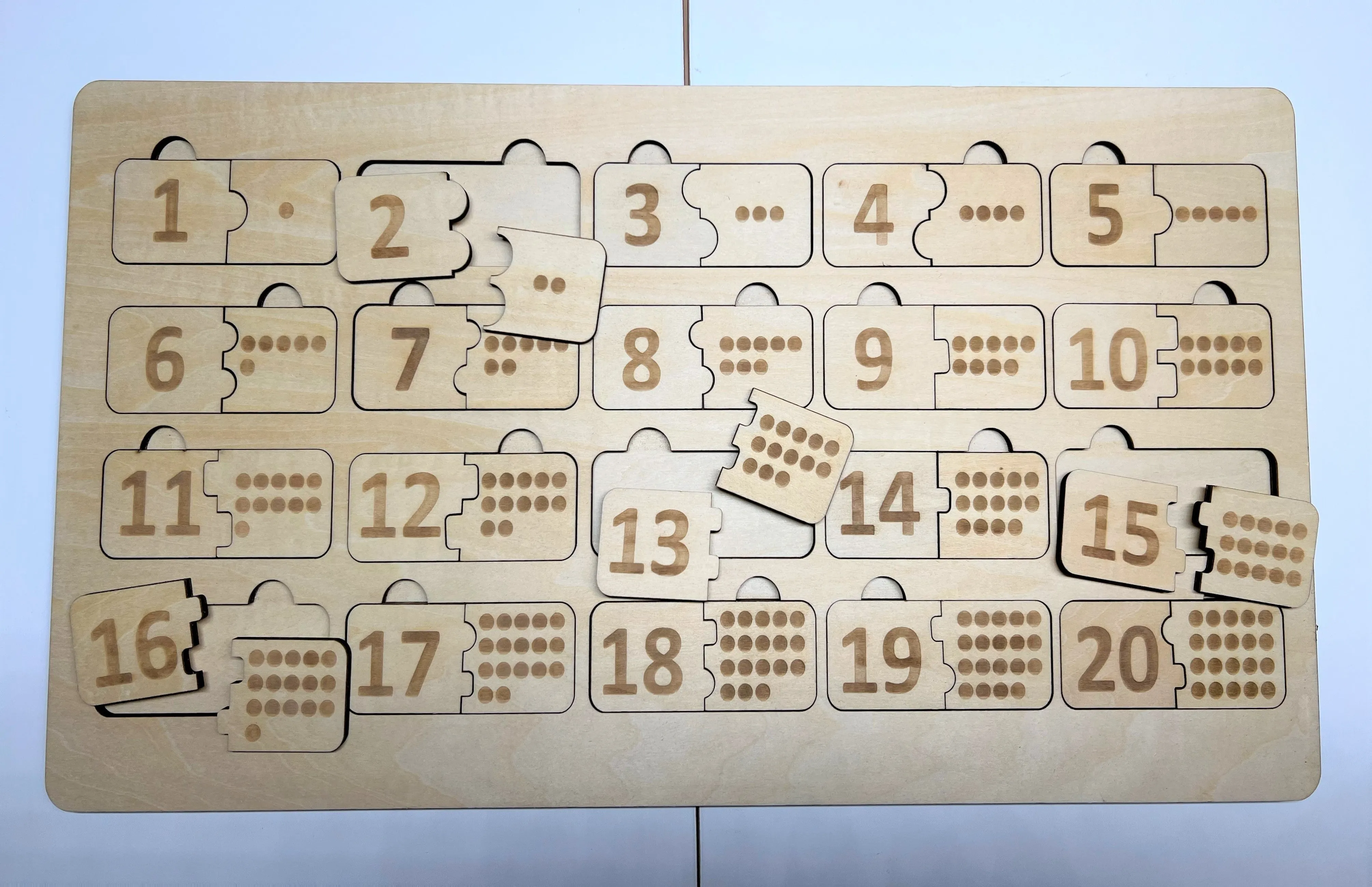 **Pre-order (Ships in 3-4 Weeks)**Educational Multi-layered Wooden Puzzle
