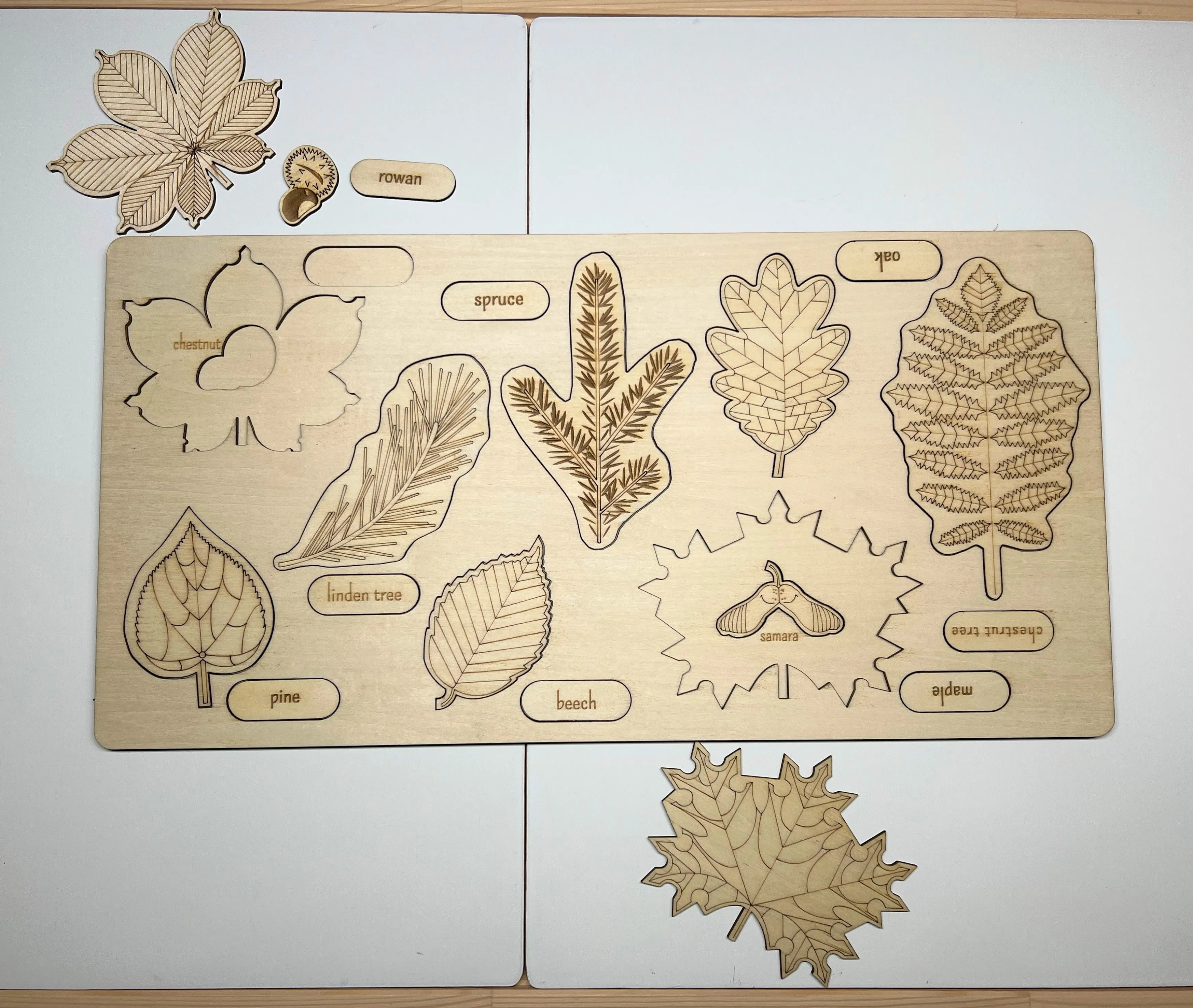 **Pre-order (Ships in 3-4 Weeks)**Educational Multi-layered Wooden Puzzle