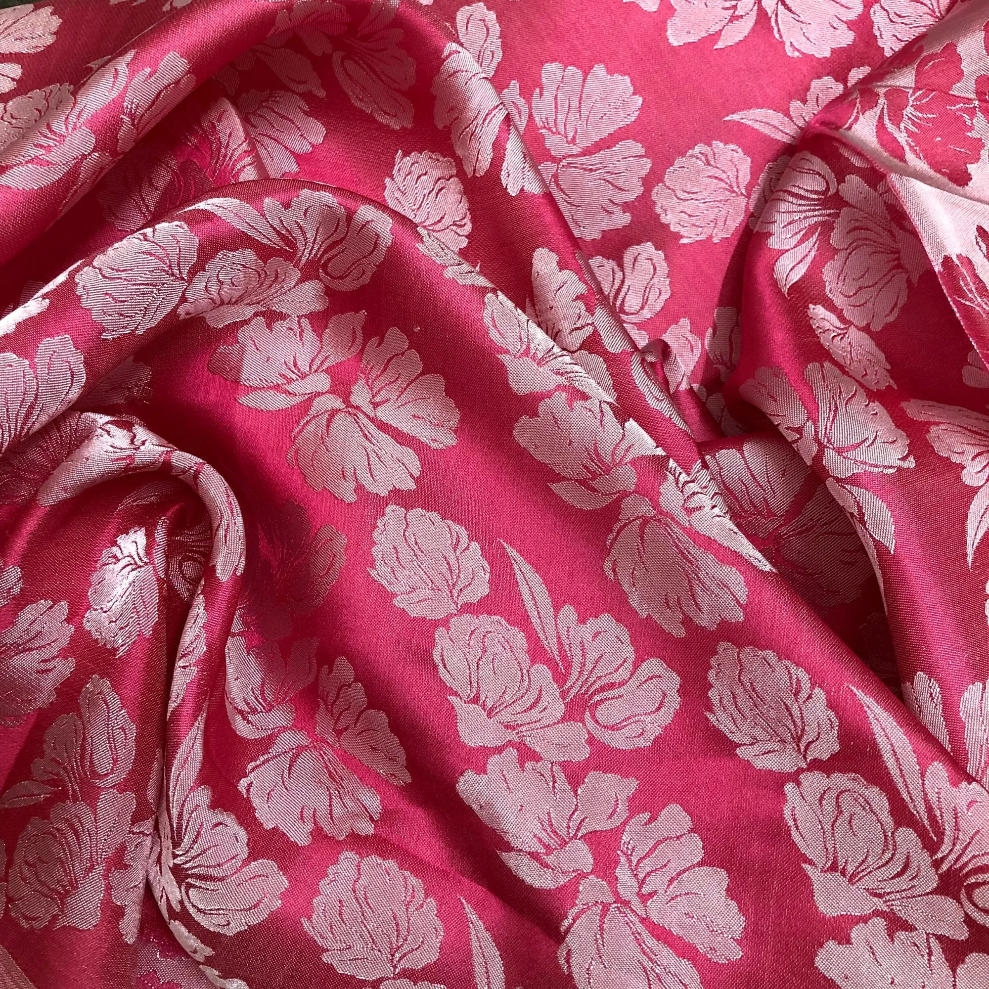 PURE MULBERRY SILK fabric by the yard - Floral silk - Handmade fabric – Dress making – Silk for sewing - Gift for women - Sewing clothes