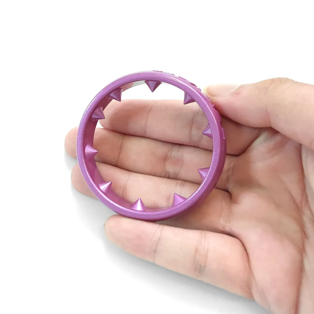 Purple BDSM Spiked Slave Delay Ejaculation Cock Rings
