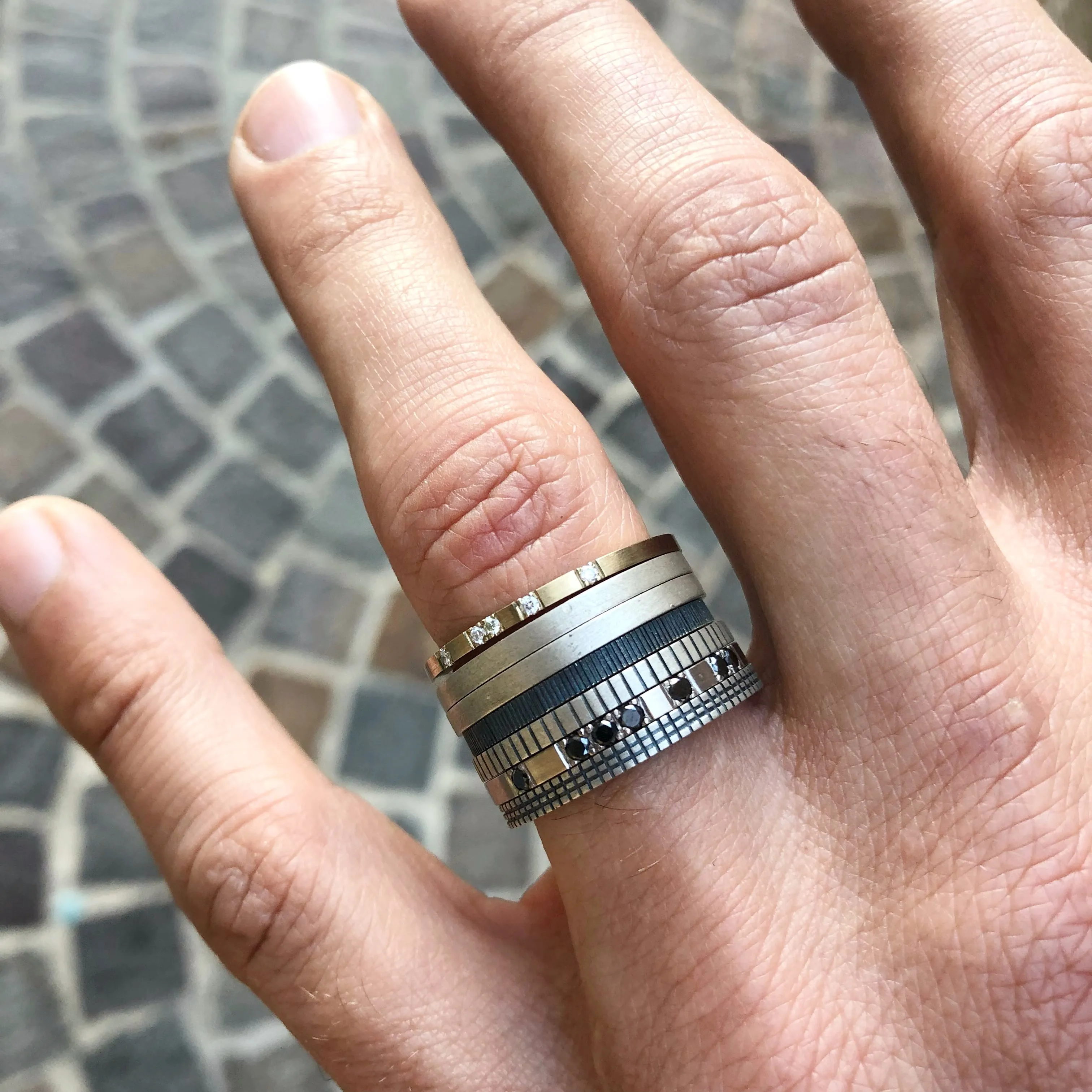 Rebel Alliance 7 Stack Ring - Cass Partington