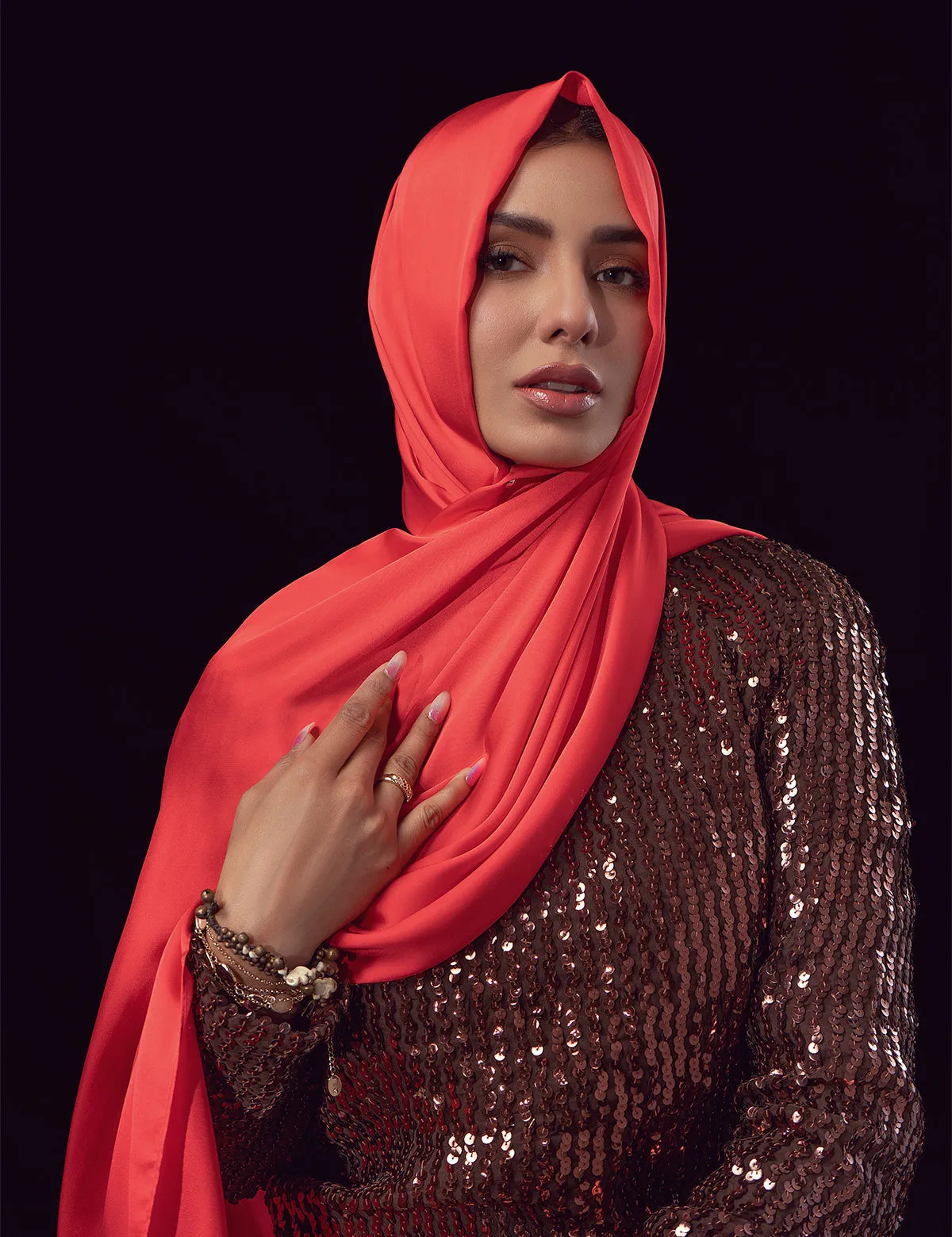 Satin Silk - Apple Red