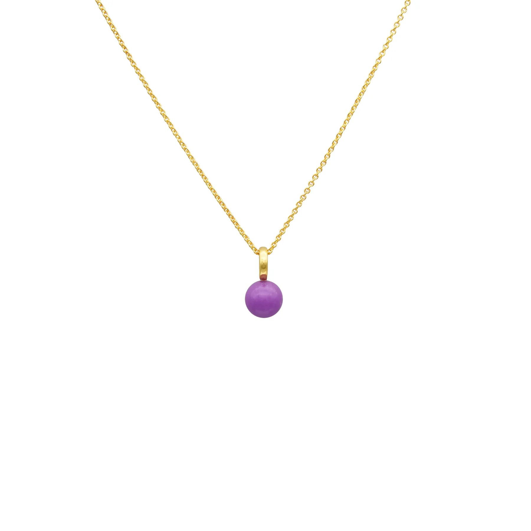 SEA PONNIES BUBBLES PENDANT 18K YELLOW GOLD, HETEROSITE