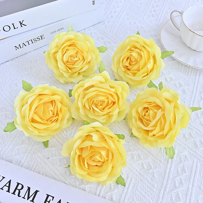 Silk Cabbages Roses Bulk Artificial Flowers