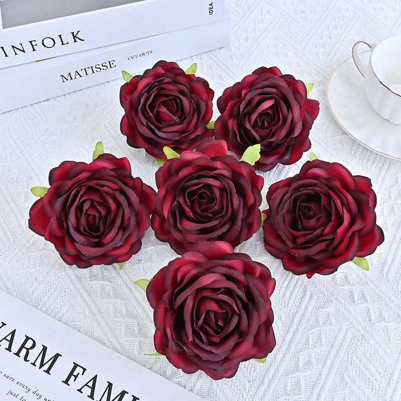 Silk Cabbages Roses Bulk Artificial Flowers