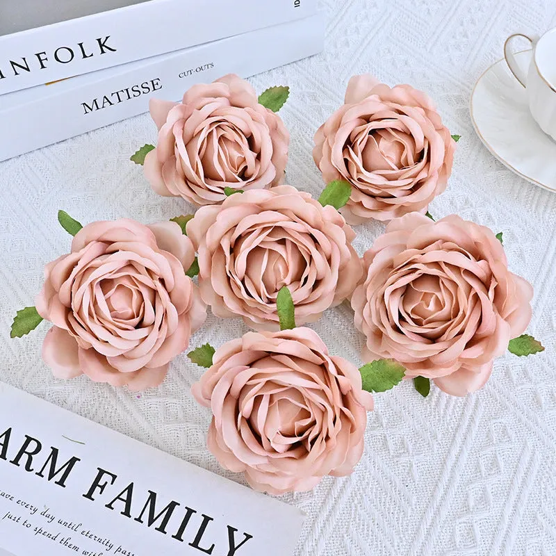 Silk Cabbages Roses Bulk Artificial Flowers