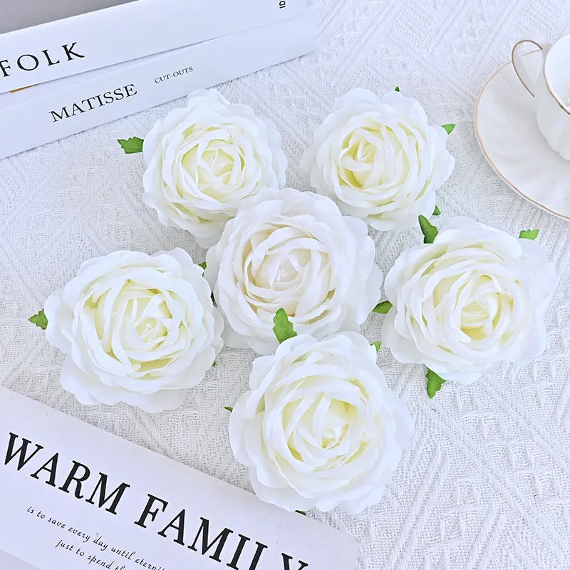 Silk Cabbages Roses Bulk Artificial Flowers