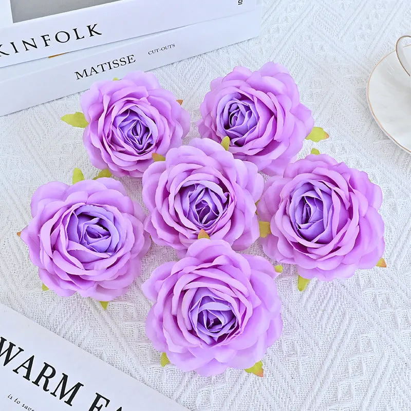 Silk Cabbages Roses Bulk Artificial Flowers