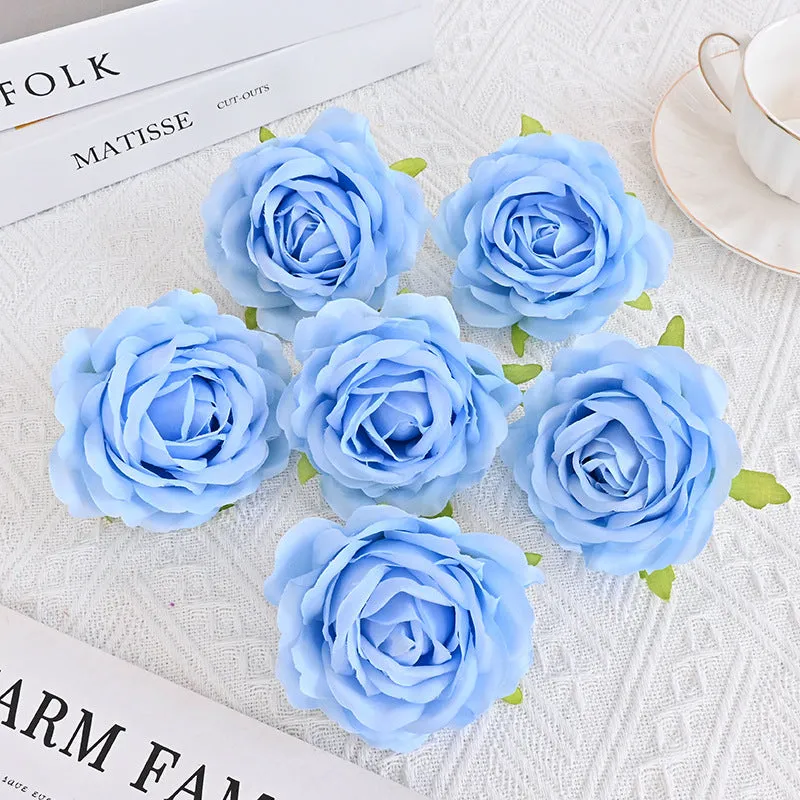 Silk Cabbages Roses Bulk Artificial Flowers