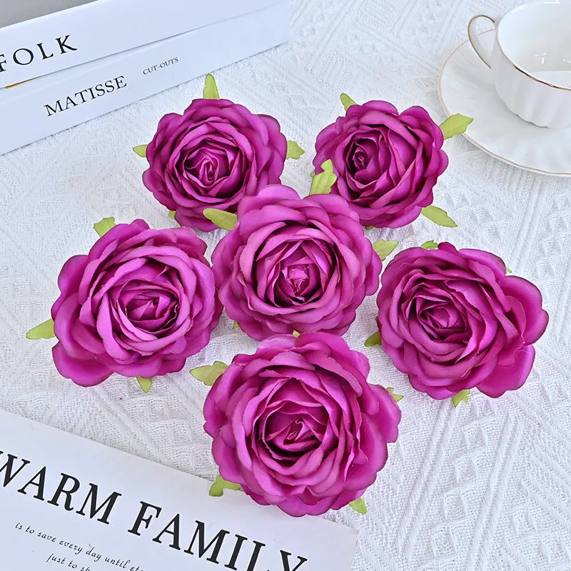 Silk Cabbages Roses Bulk Artificial Flowers