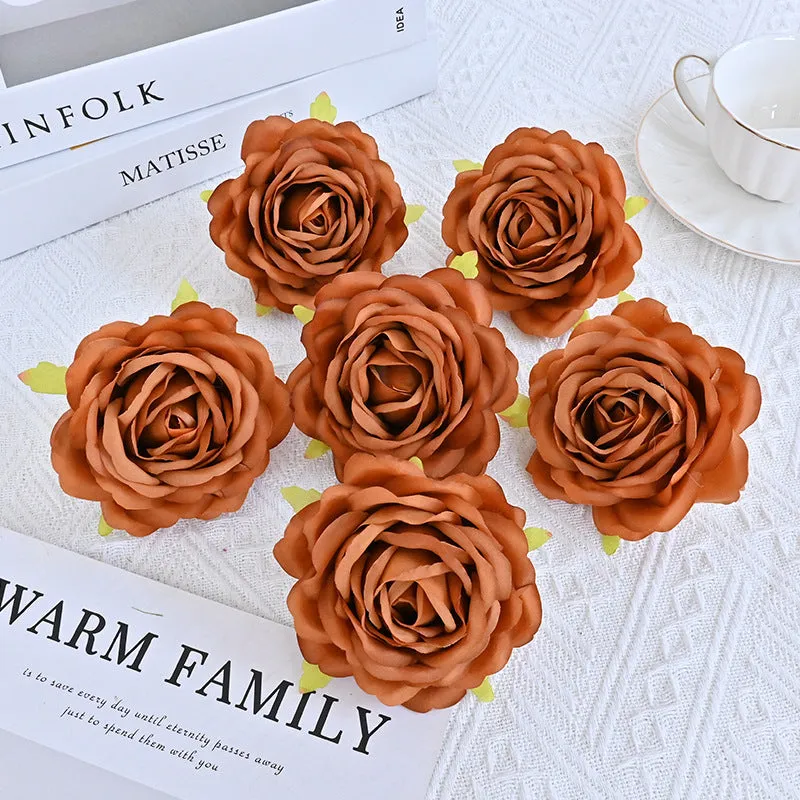 Silk Cabbages Roses Bulk Artificial Flowers