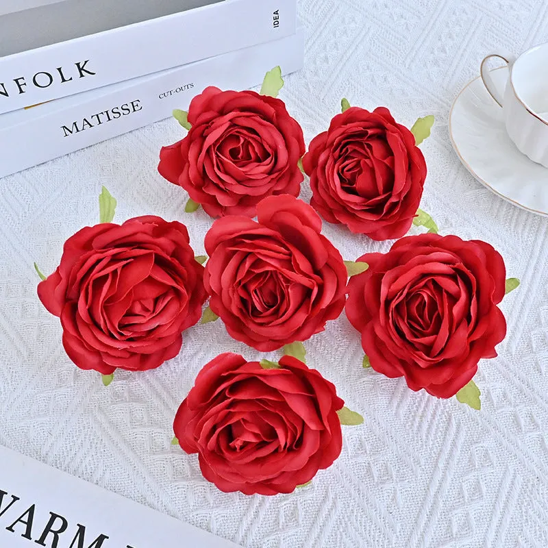 Silk Cabbages Roses Bulk Artificial Flowers