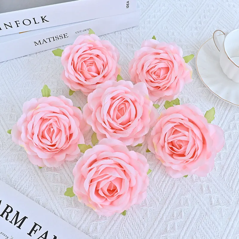 Silk Cabbages Roses Bulk Artificial Flowers