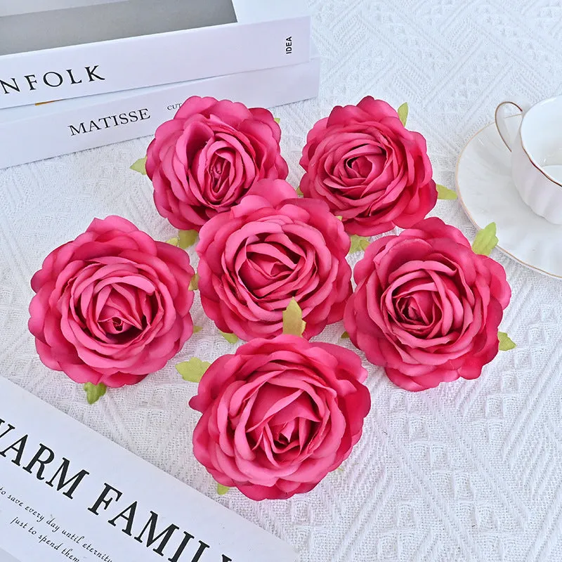 Silk Cabbages Roses Bulk Artificial Flowers
