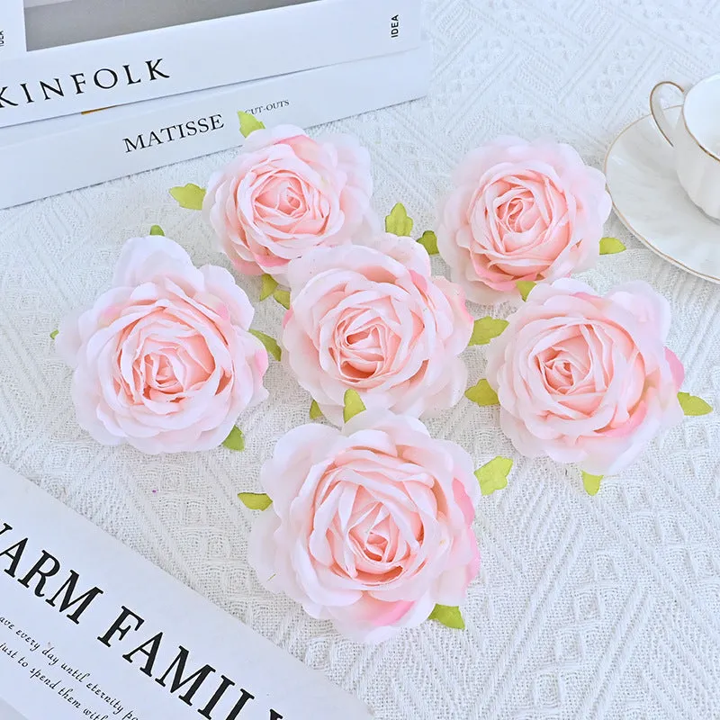 Silk Cabbages Roses Bulk Artificial Flowers