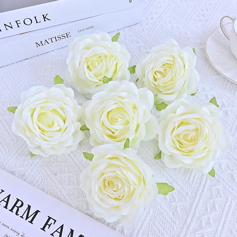 Silk Cabbages Roses Bulk Artificial Flowers