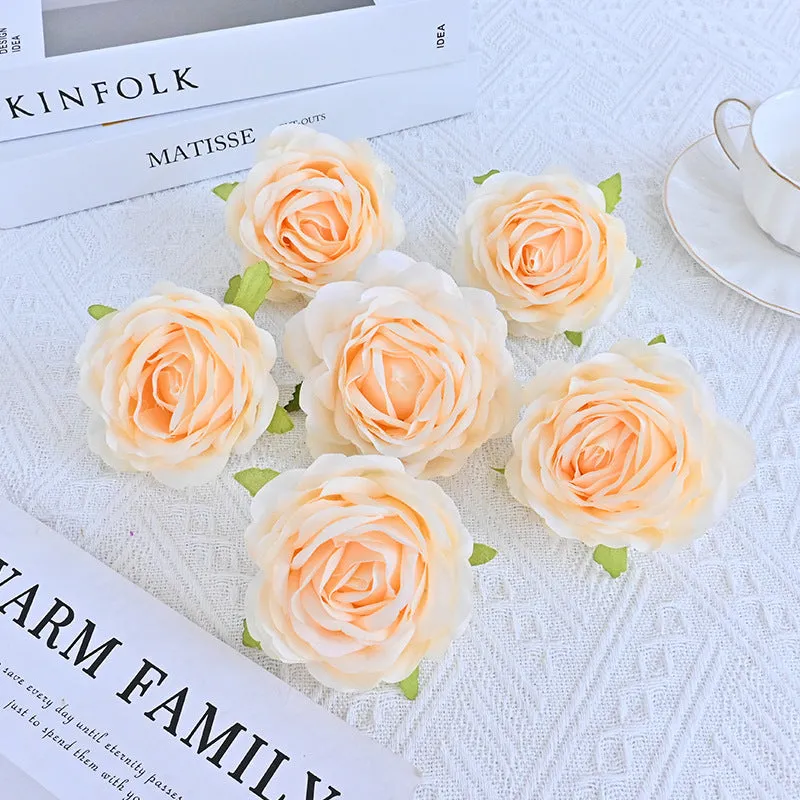 Silk Cabbages Roses Bulk Artificial Flowers