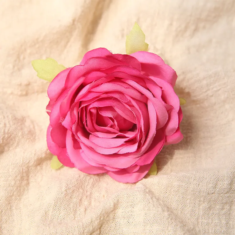 Silk Flowers Bulk Cabbge Roses Wholesale