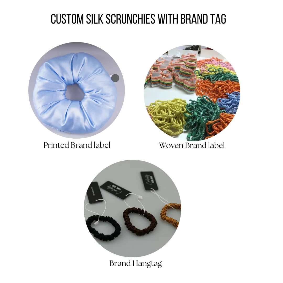 Silk Pillow Scrunchie Custom Wholesale
