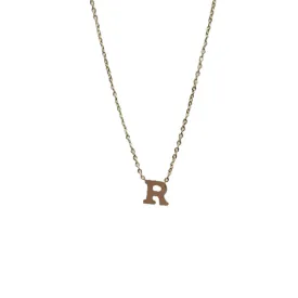 Single Initial Necklace