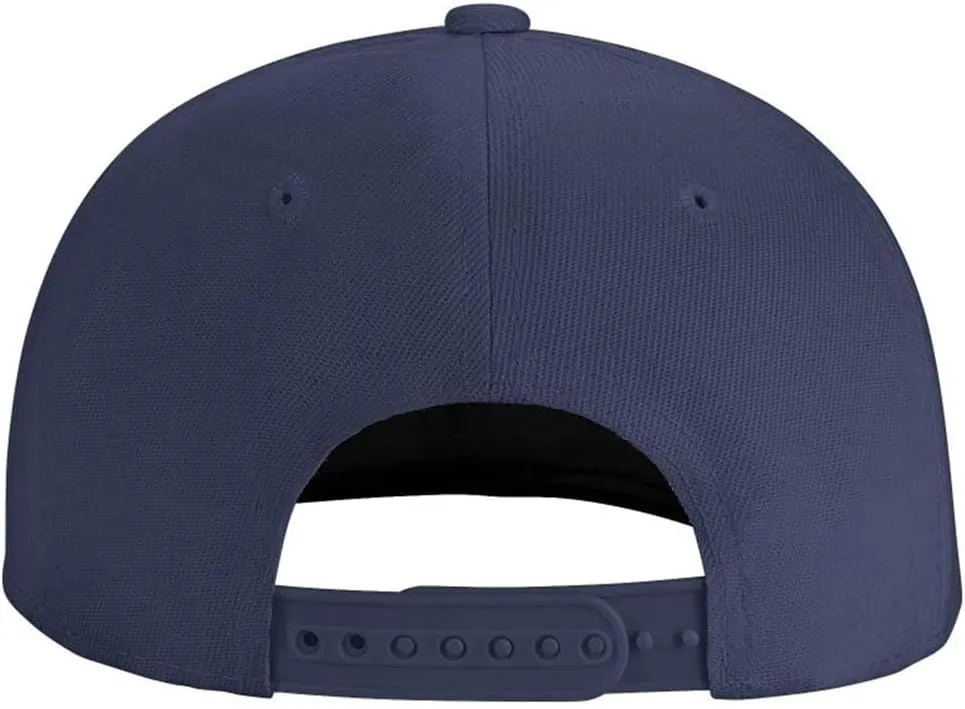 Skeleton Hand Snapback Hat for Men Women, Embroidered Adjustable Cotton Skull Finger Flat Bill Baseball Cap