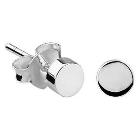 Sterling Silver XS Tiny Circle Stud Earrings
