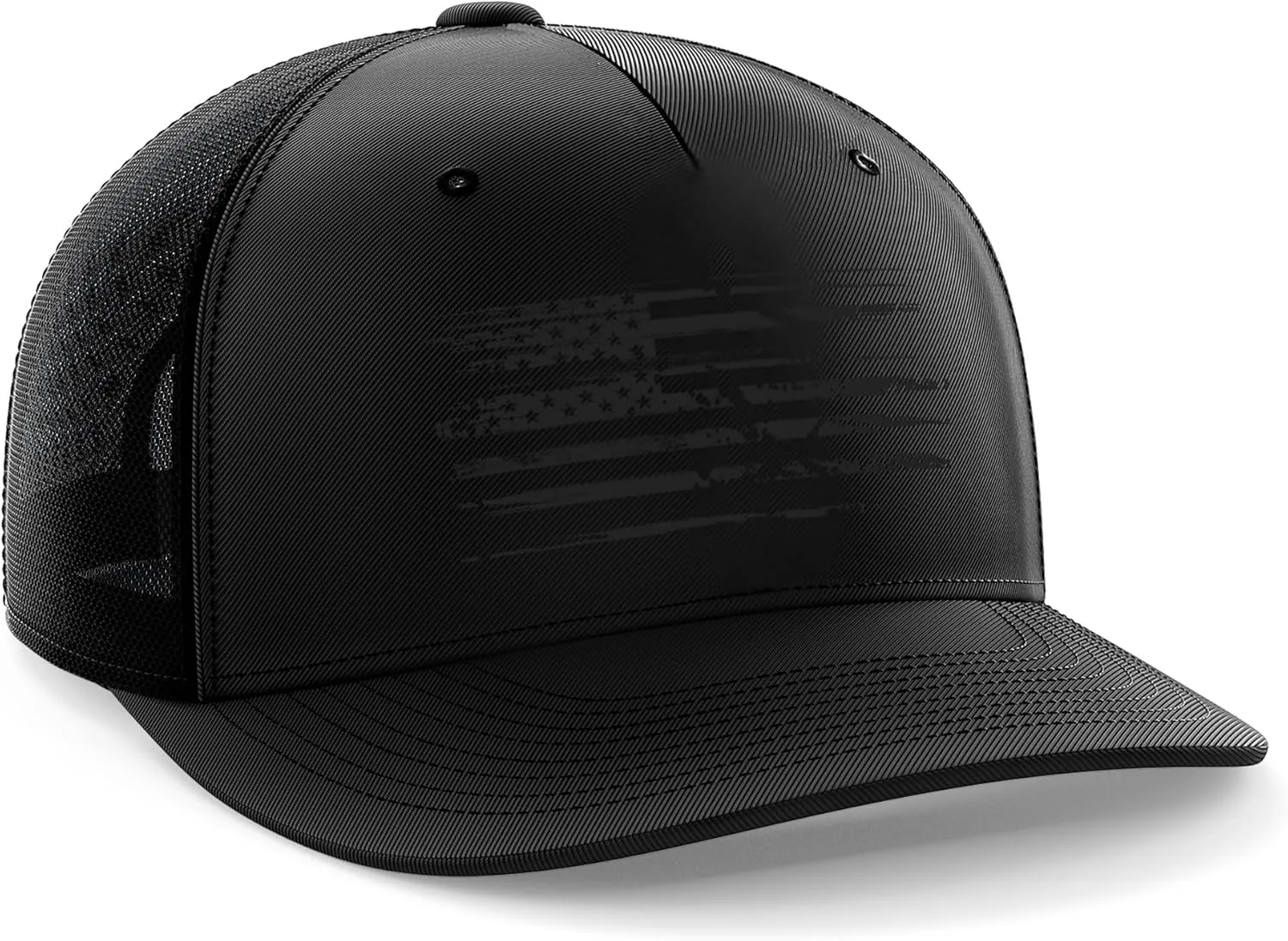 Tactical Pro Supply USA American Flag Snapback Hat for Men and Women | Embossed Logo Patriotic Mens Trucker Hats - US Flag