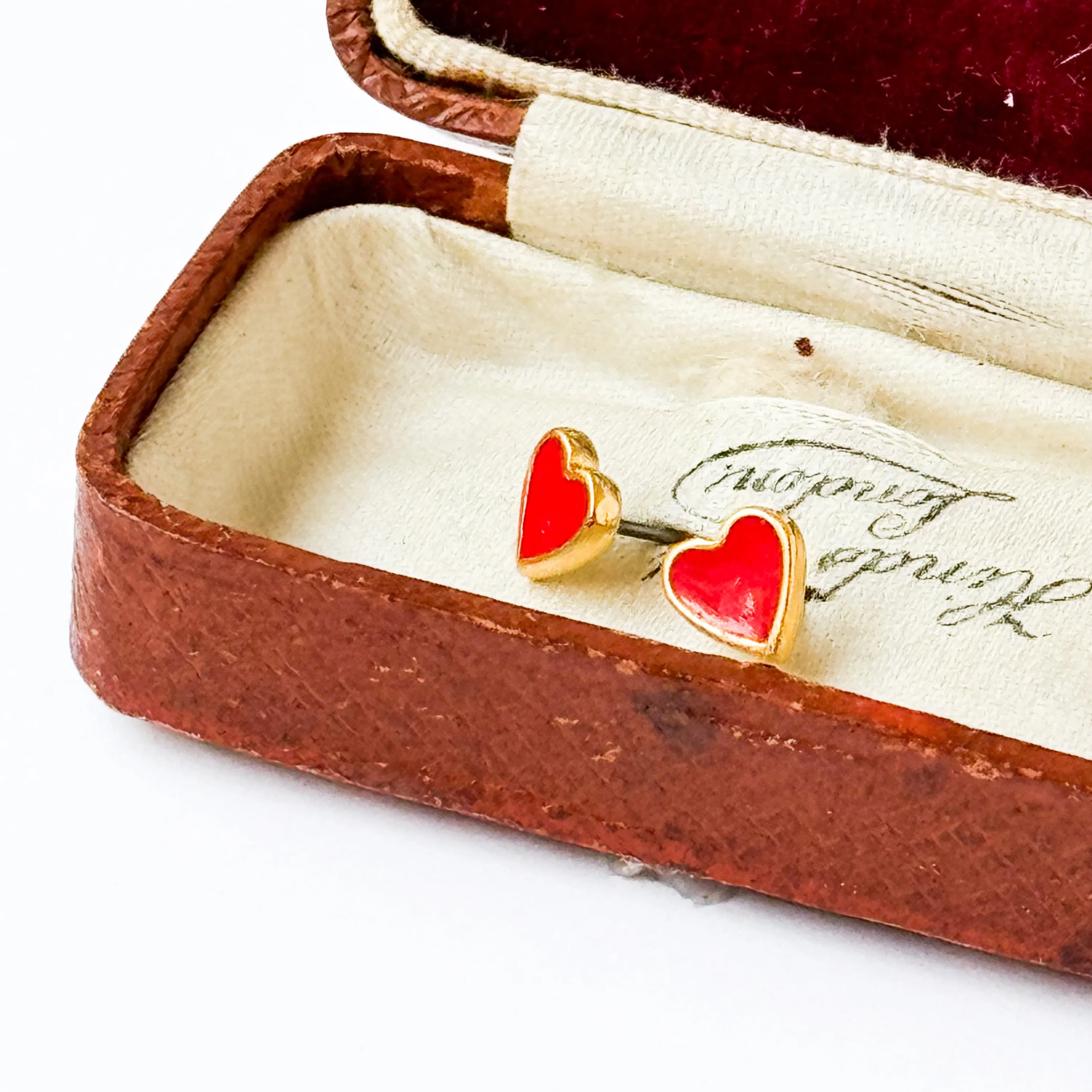 Tiny Heart Studs With Hypoallergenic posts