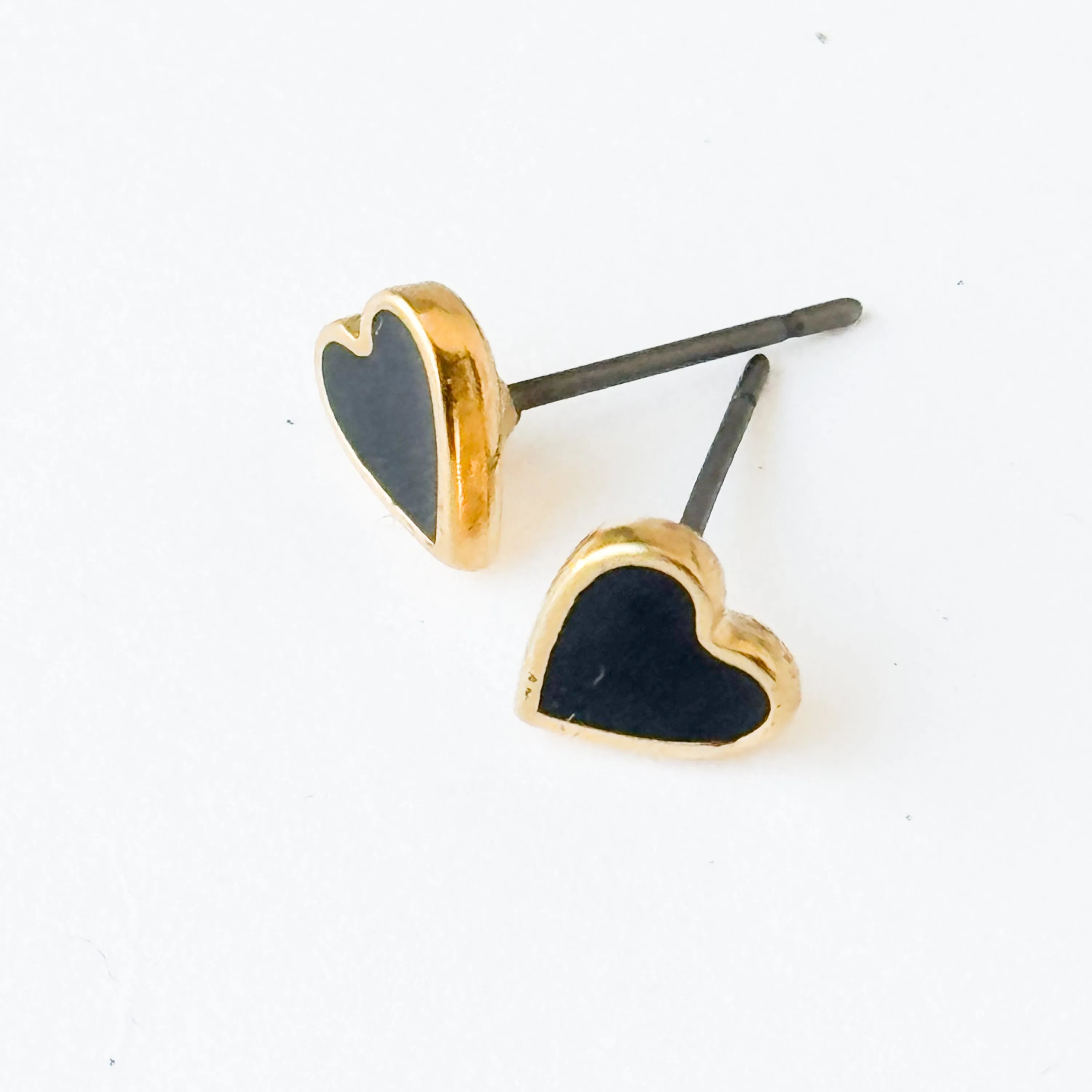 Tiny Heart Studs With Hypoallergenic posts