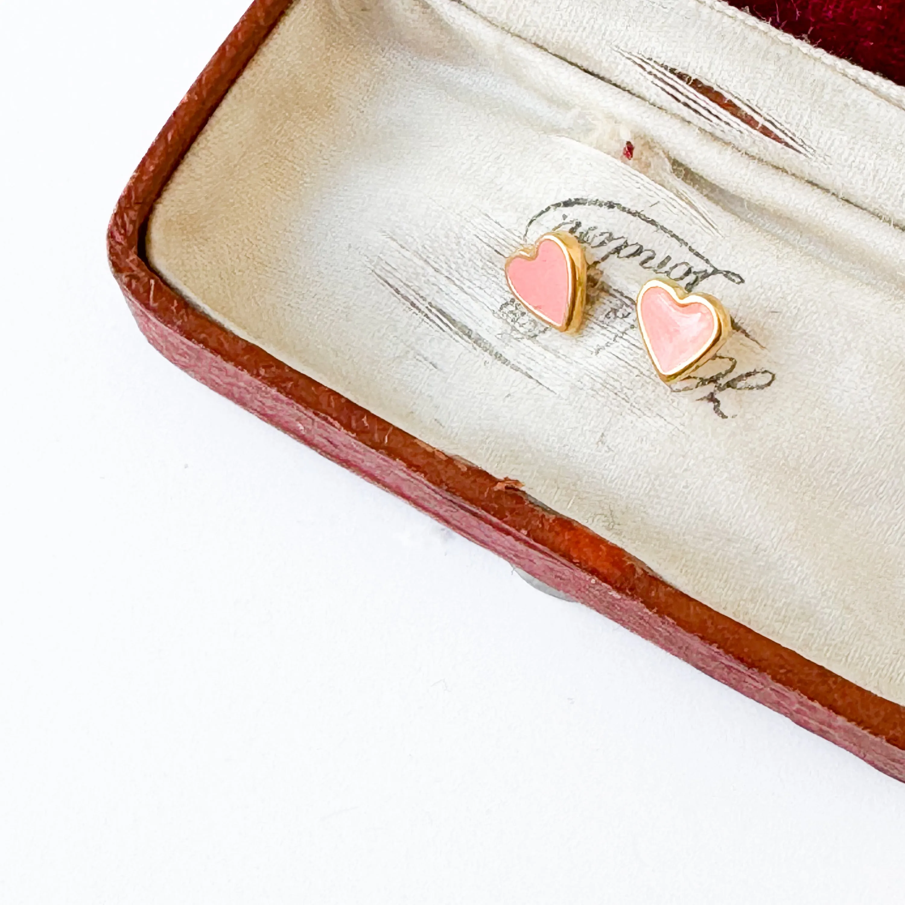 Tiny Heart Studs With Hypoallergenic posts