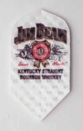 US Darts 3 Sets (9 Flights) Jim Beam Slim Dart Flights - Embossed, Dimplex