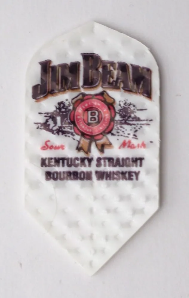 US Darts 3 Sets (9 Flights) Jim Beam Slim Dart Flights - Embossed, Dimplex