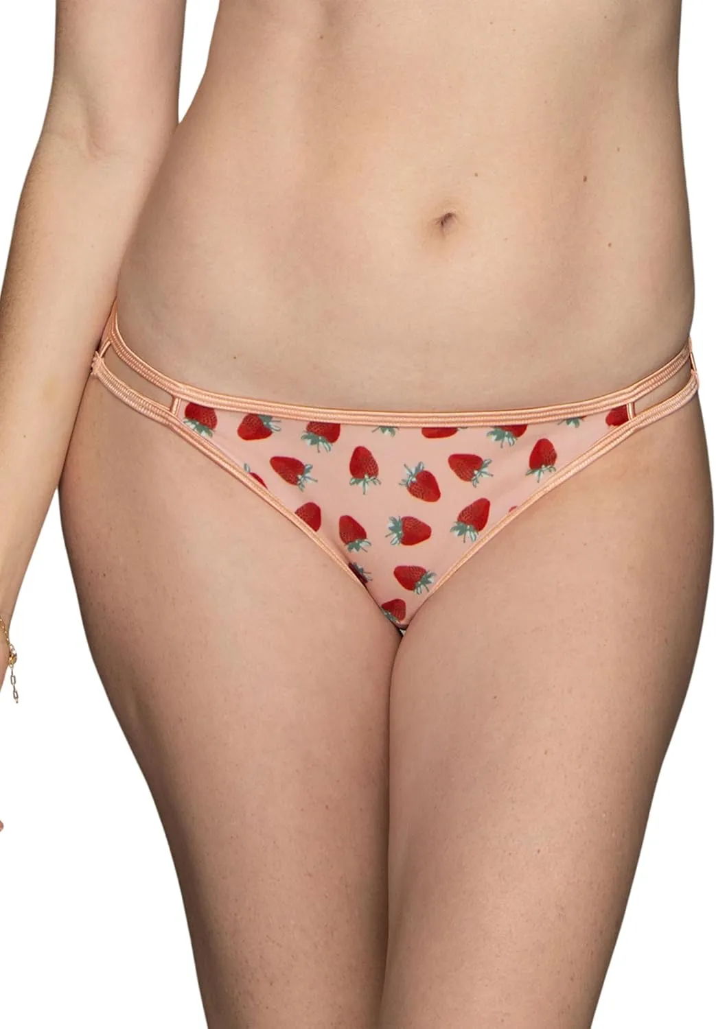 Vanity Fair Women's Illumination String Bikini Panties, Silky Stretch & Satin Trim
